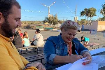 Animado concurso de repostería en el Caserío de Gando (Foto TA)